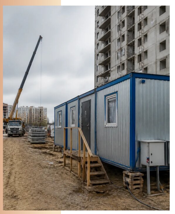 Аренда строительных вагончиков для рабочих в Камышине