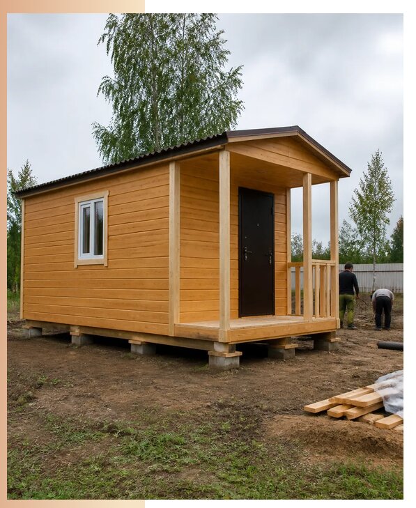 Недорогие дачные домики в Камышине с изготовлением и доставкой
